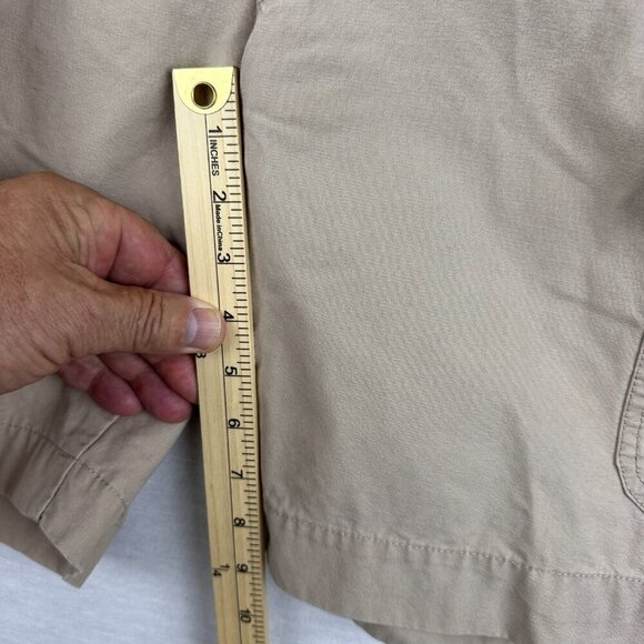 BOSTON TRADES SHORTS MEN'S ,EDIUM BEIGE KHAKI CARGO DRAWSTRING BEACH RELAXED - Picture 13 of 16